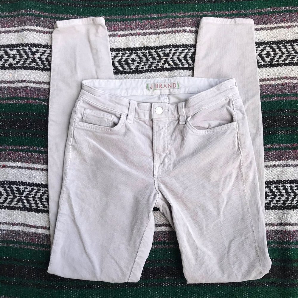 J Brand Light Grey Corduroys